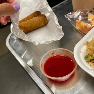 Chicken egg rolls