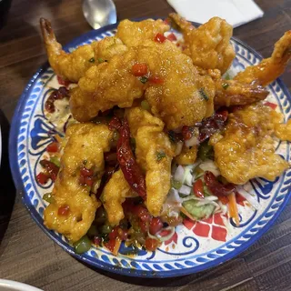 Kkanpung shrimp
