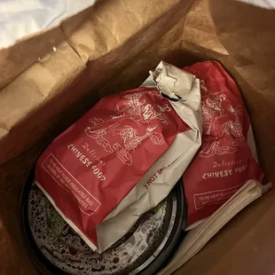 Food properly packaged