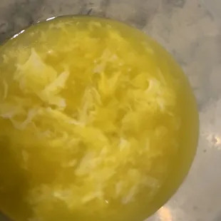 Egg Drop Soup (after I devoured 3/4 of it)