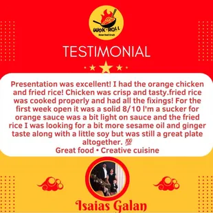 We love reviews! Come try the umami !