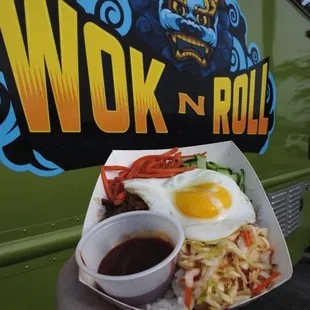 Bibimbap (Korean Rice Bowl)