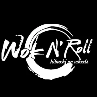 the logo for wok n roll