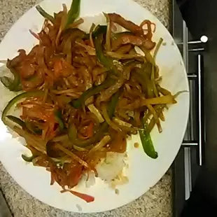 Hot n spicy pork.