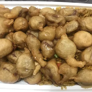 Sweet and sour pork combo
