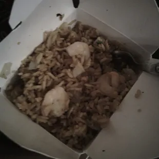 They really load their shrimp fried rice with shrimp!