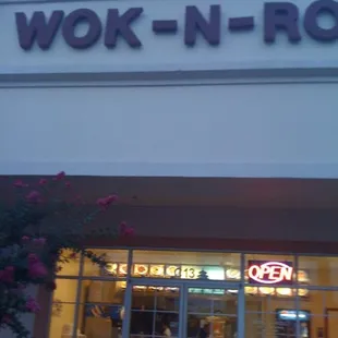 the front of a restaurant