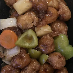 Vegan Pineapple Chicken