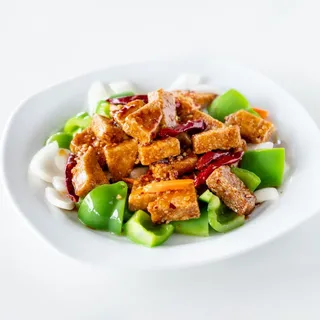 Vegan Garlic Chicken (Spicy)