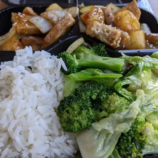Vegan Pineapple Chicken