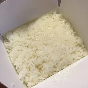 they packed the rice in there really good.