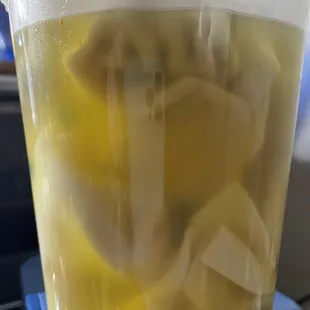 Large wonton soup packed with the good stuff