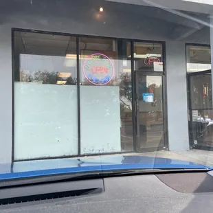 the front of a restaurant