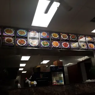 a view of a restaurant&apos;s menu