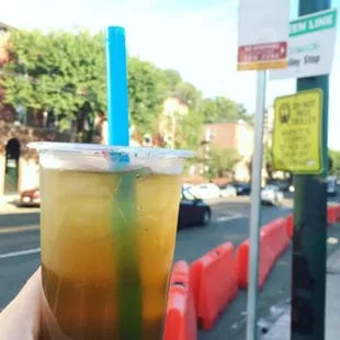 Getting my bubble tea fix on the way home from work