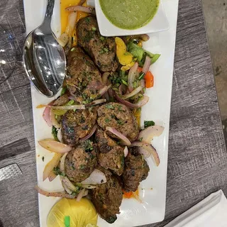 Gilafi Seekh Kebabs
