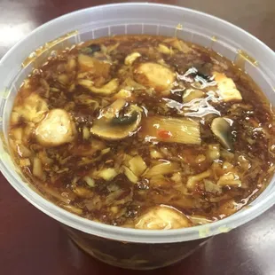 Hot &amp; Sour Soup( Extra Spicy Request)