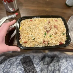 Pork BBQ fried rice