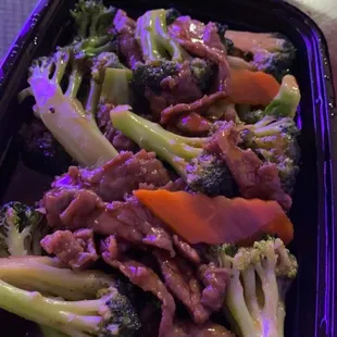 Beef and Broccoli Tray