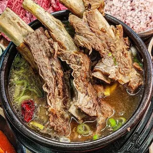 Galbitang (beef back rib soup)