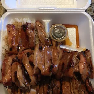 Large chicken teriyaki - take out.