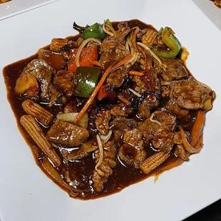 Beef in Garlic Sauce