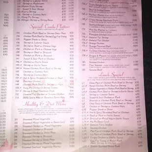 Seafood-lunch specials