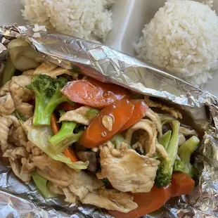 Chicken and Mixed Vegetables