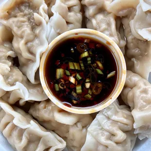 Delicious steamed dumplings!