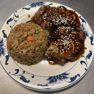 C16. Teriyaki Chicken with Fried Rice