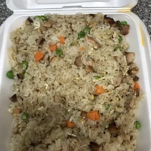 Chicken fried rice- very good