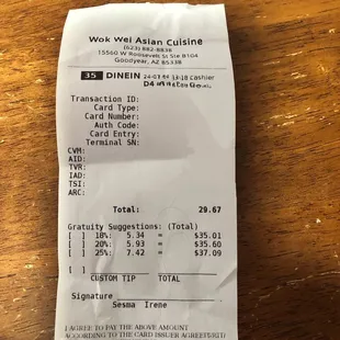 My receipt $29.67 is what I paid never again