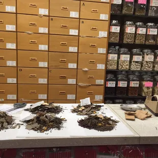 The visit to the Chinese herbalist was fascinating.