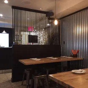 interior, sushi and sashimi