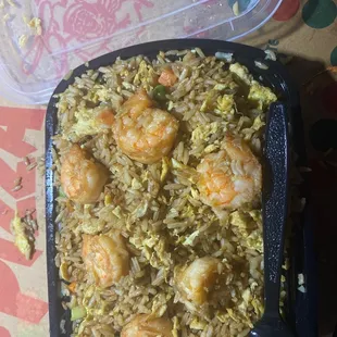 Shrimp fried rice