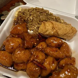 General Tso extra spicy