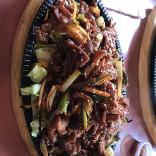 Spicy pork bulgogi!