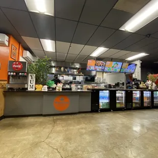 Super clean environment nice beverage product too