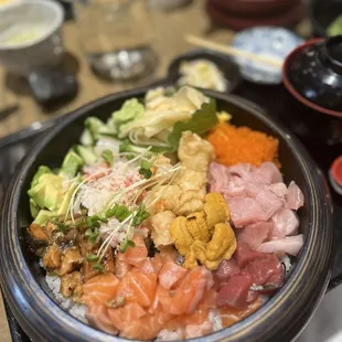 Daiginjo Bara Chirashi Lunch Special