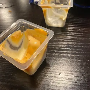 Mango desert cups are amazing
