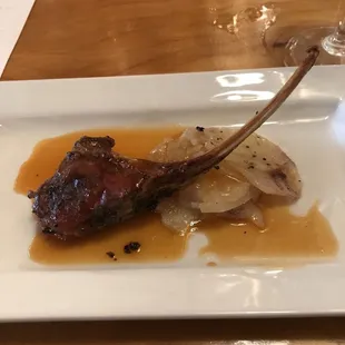 Lamb chop with potato