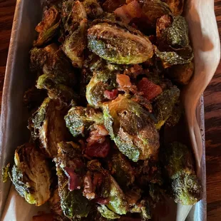 Fried Brussel sprouts