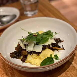 Maize and Hen of the Wood Mushrooms