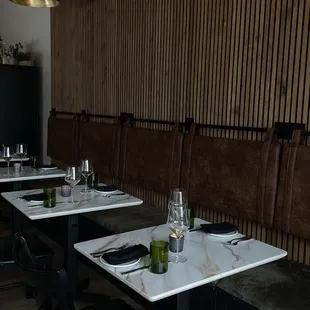 sushi and sashimi, interior