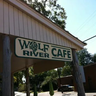the front of the restaurant