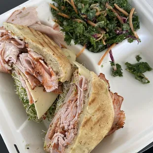 The Triple T - Whole Sandwich + Kale Salad