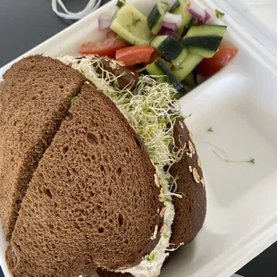 Avocado Chicken Salad Sandwich