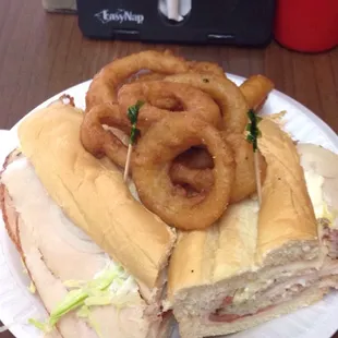 This is a "small" turkey sub. Oh my! Fresh and generous portions.  Definitely stop by when passing thru Atlantic to Wallops Island.