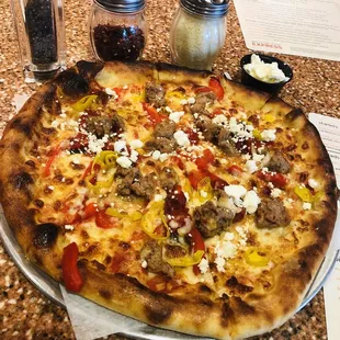 Fennel sausage pizza