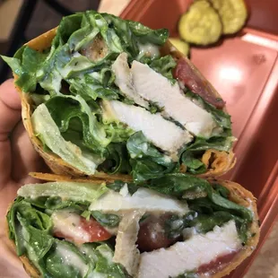 Chicken Caesar wrap